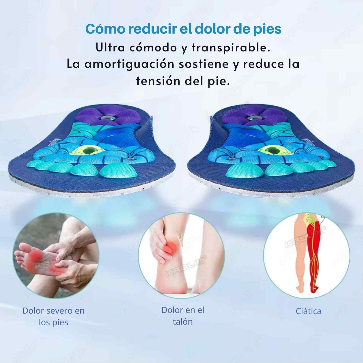 NeuroStep™ Relief Insoles Camina sin dolor. Recupera la energía en cada paso.