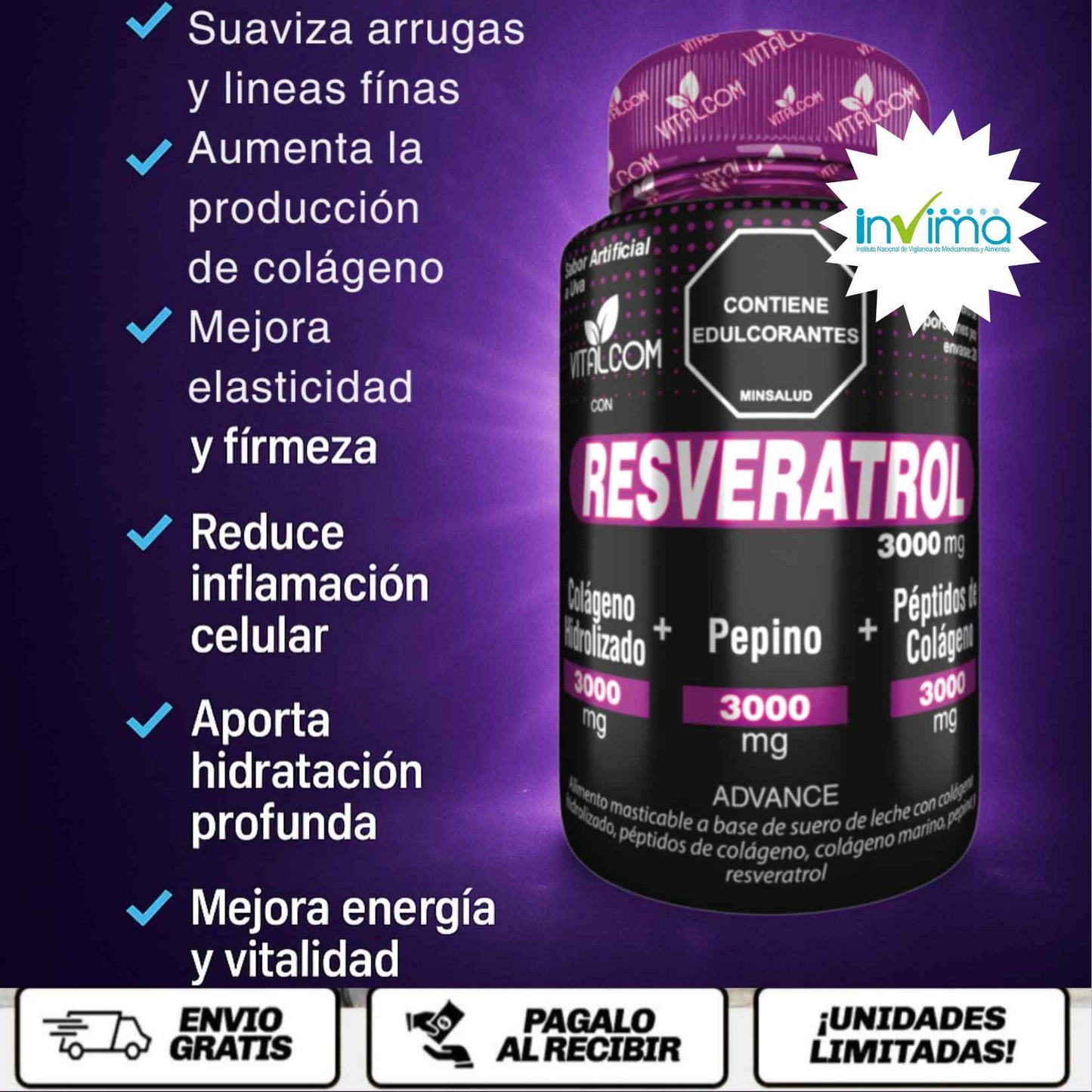 ResveraGlow™ - El poder del resveratrol, cuida tu piel, tu corazón y tu energía