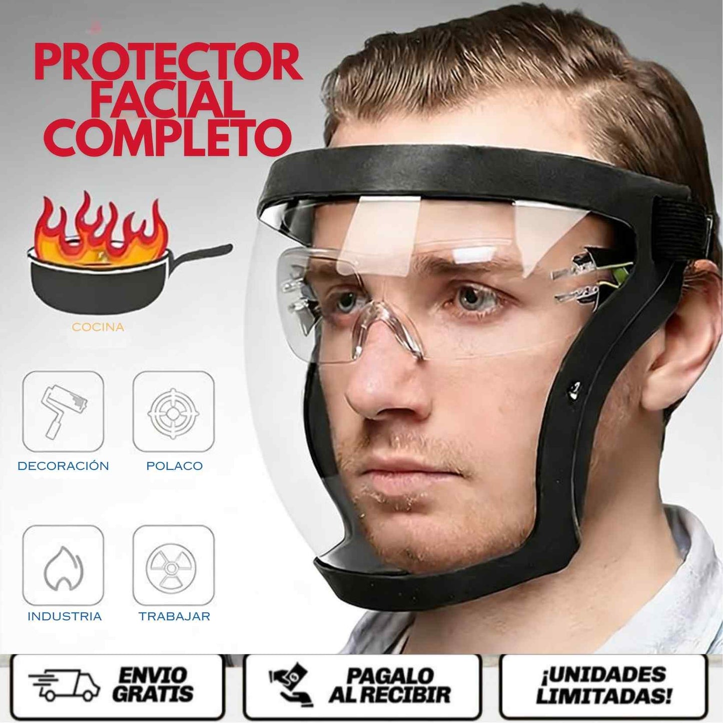 ShieldPro Vision™ X Protección total. Visión clara. Comodidad real.