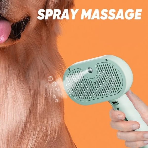 ¡3 en 1 Cepillo Spray para Mascotas!