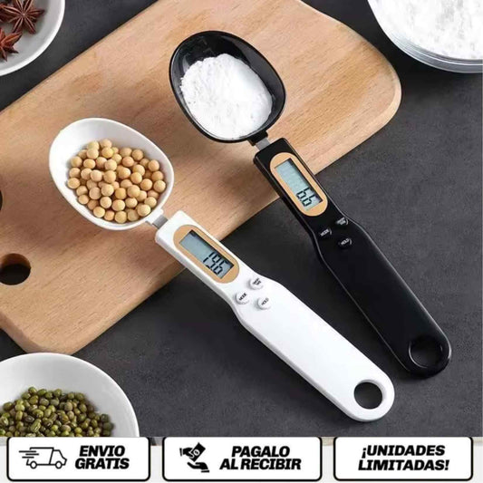 SpoonScale Pro™ La cuchara inteligente que mide con precisión exacta y elimina los errores en tu cocina.