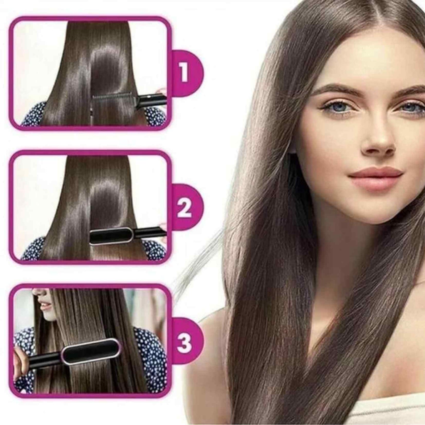 LissPro™ Ionic Brush Alisa, protege y da brillo a tu cabello en minutos, sin maltratarlo.