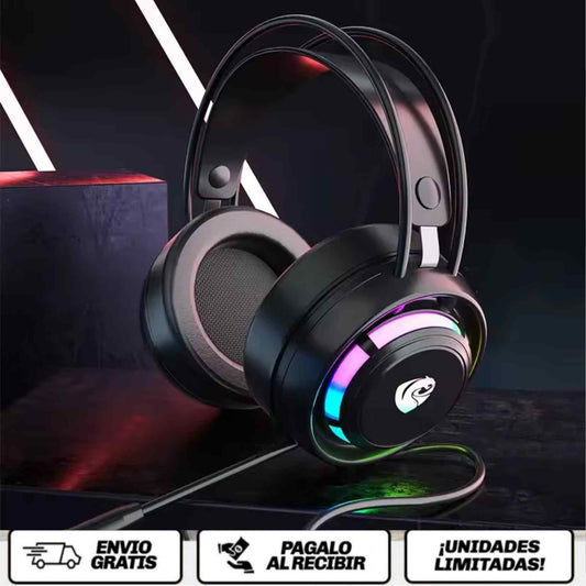 WarSense Pro™  Auriculares gamer con sonido 7.1 que te hacen escuchar al enemigo antes de que te vea.