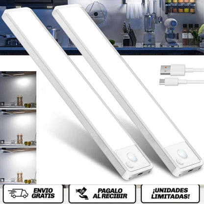 LumiSense™ Bar Pro (Pack x3)  La luz inteligente que se enciende justo cuando la necesitas.