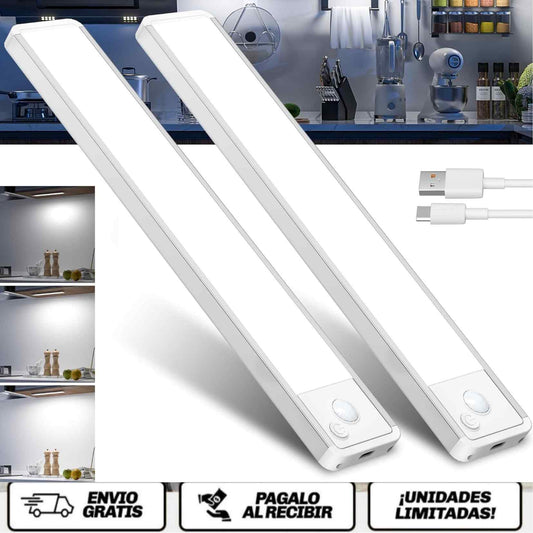 LumiSense™ Bar Pro (Pack x3)  La luz inteligente que se enciende justo cuando la necesitas.