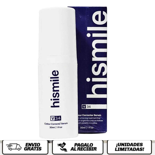 SmileV34 Pure™  El toque violeta que neutraliza tonos amarillos y deja tu sonrisa visiblemente más limpia y fresca.