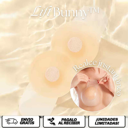 LiftBunny™ – Cubrepezones con Lifting Invisible 2x1 - La forma más cómoda y libre de usar tus prendas favoritas.