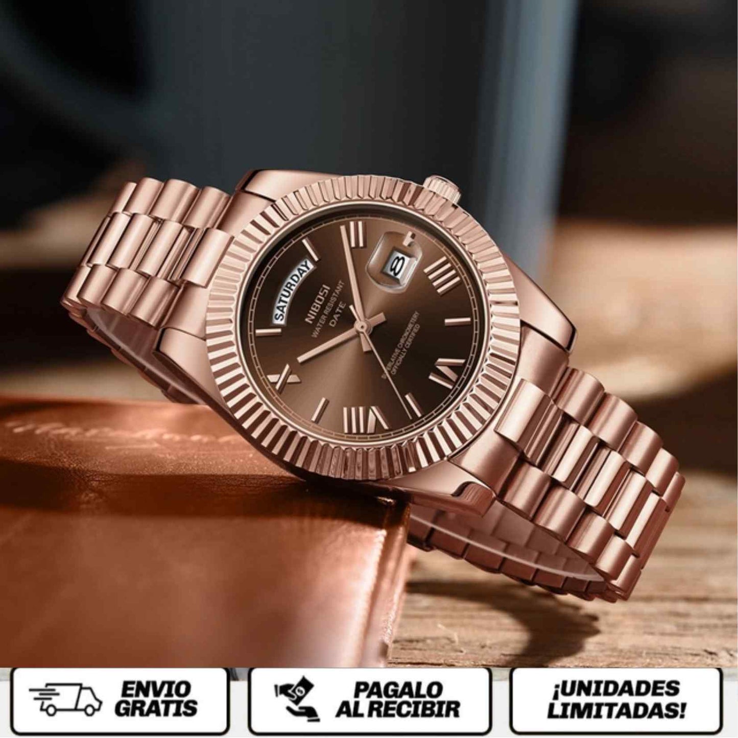 Imperium Chrono™ Chocolate Edition El reloj que convierte cualquier look en presencia y elegancia instantánea.