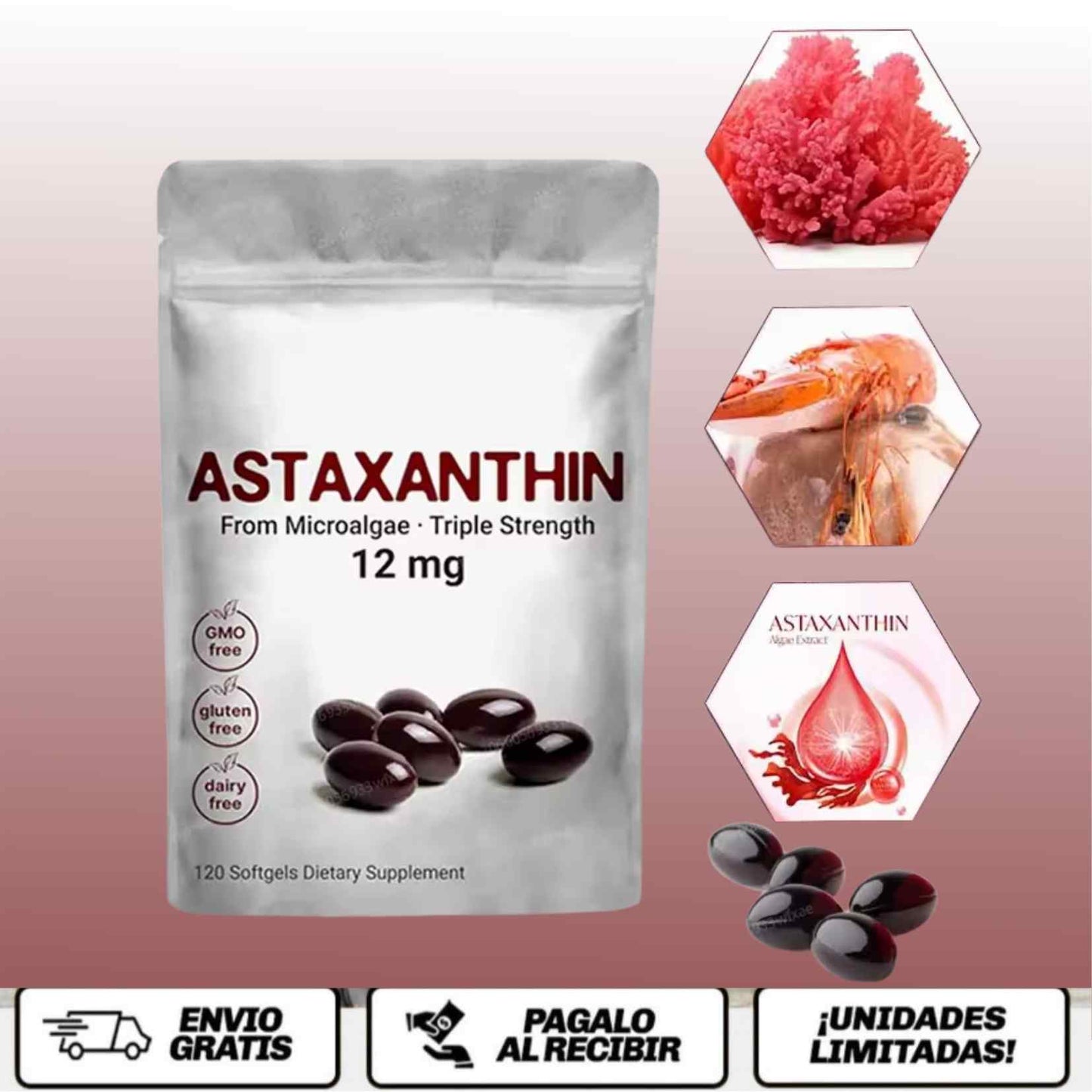 AstraGlow™ El antioxidante más poderoso del planeta para devolverle energía, claridad y brillo natural a tu piel, mente y cuerpo.