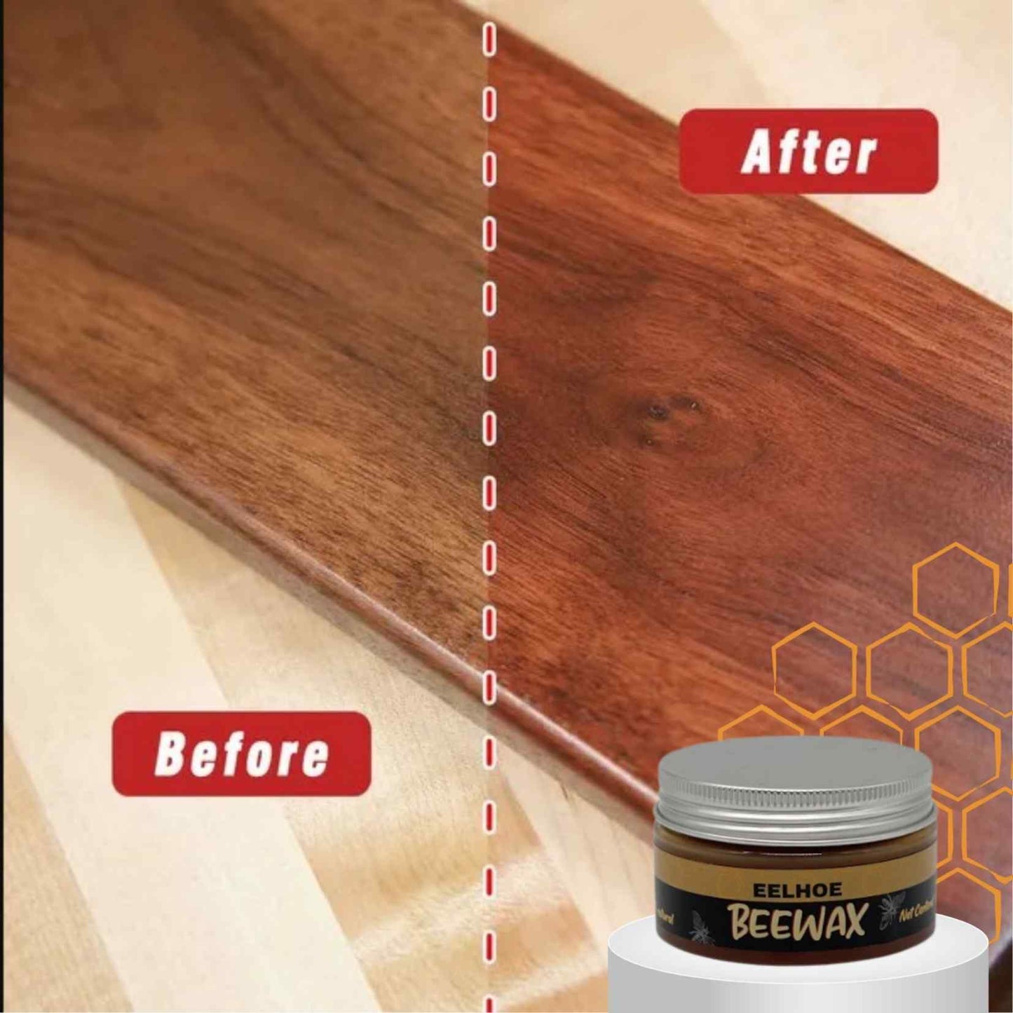 WoodGlow™ BeeWax - LLEVA 1 GRATIS - La cera natural que revive tu madera y la protege como nueva