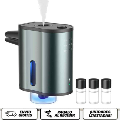 AromaDrive™ Smart Diffuser  El ambientador inteligente que transforma cada trayecto en una experiencia premium.