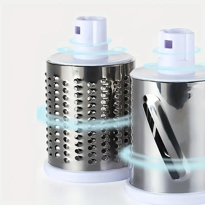 Rallador de Tambor Premium 3 en 1: ¡Magia para tu cocina!