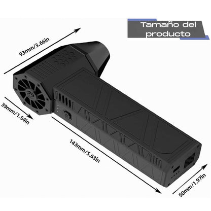 JetBlow™ 130K La mini turbina que limpia, seca y sopla con la fuerza de un huracán en tu mano