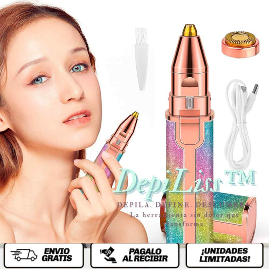 DepiLiss™ Depila. Define. Deslumbra - La herramienta sin dolor que transforma tu rostro