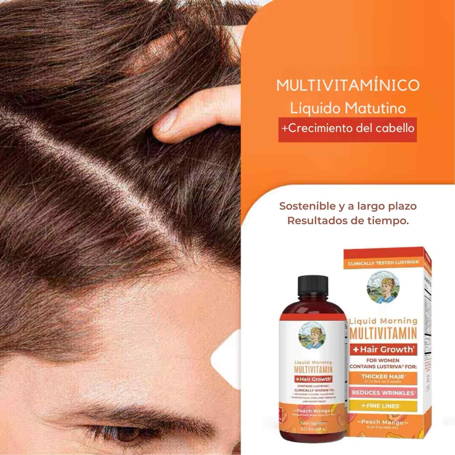 HairBloom™ by MaryRuth’s – El secreto para un cabello más fuerte, brillante y que crece el doble de rápido, desde adentro hacia afuera