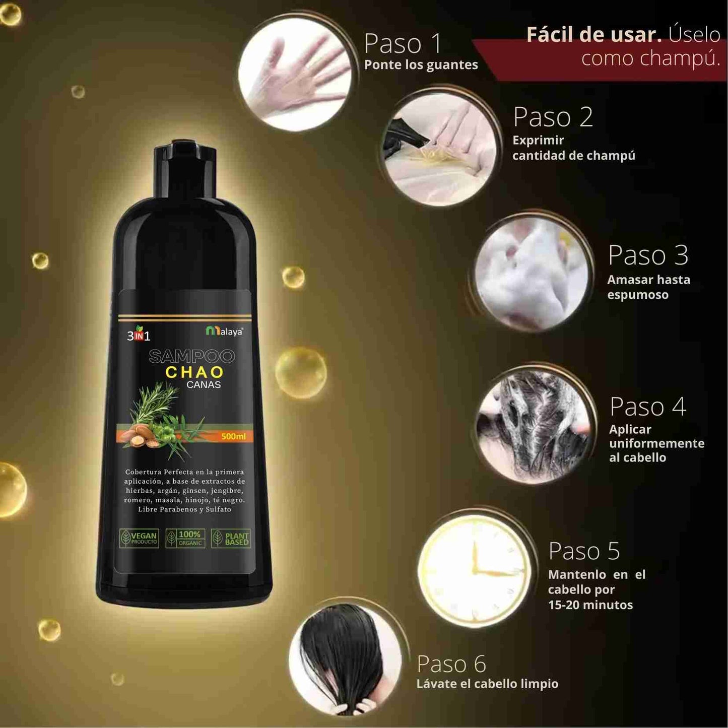 BlackForce™ 3-in-1 Color, cuidado y vitalidad en un solo paso + Regalo ESPECIAL - Un Tratamiento de Lujo