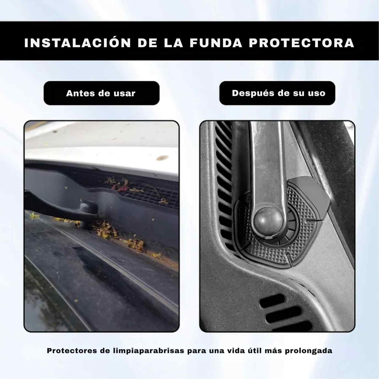 ShieldWiper™ Pro X 2 PCS - El escudo invisible que protege tus limpiaparabrisas y prolonga la vida de tu carro