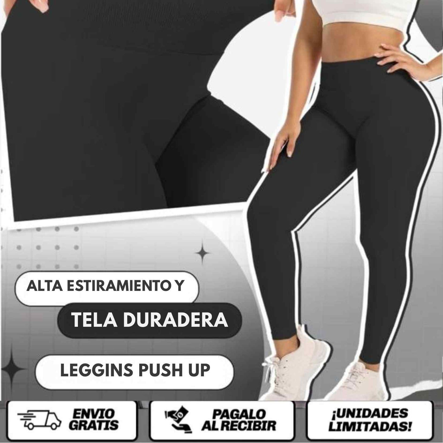 CurveX™ Push-Up Leggings El secreto invisible que moldea tu figura y levanta tu confianza.