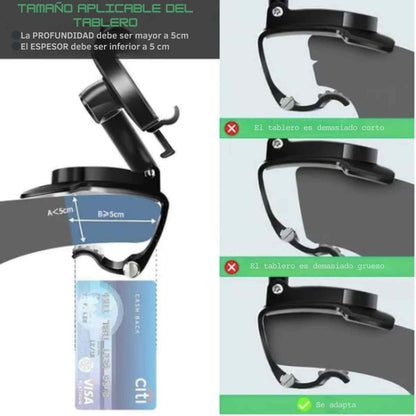 EyeLineGrip™ 360 - Tu teléfono a la altura de la ruta. Tu mirada siempre en el camino.