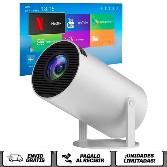 CineMax One™ La forma más portátil, nítida y envolvente de transformar cualquier espacio en tu cine personal.