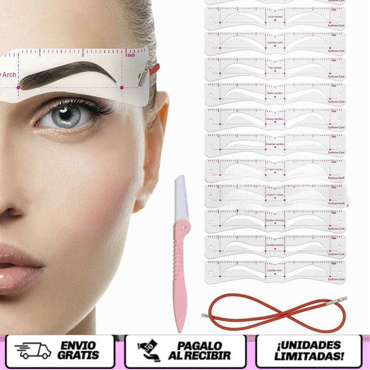BrowPerfect™ + Depilador - La forma más precisa y profesional de lograr cejas simétricas y perfectas
