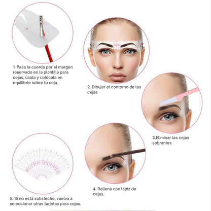 BrowPerfect™ + Depilador - La forma más precisa y profesional de lograr cejas simétricas y perfectas
