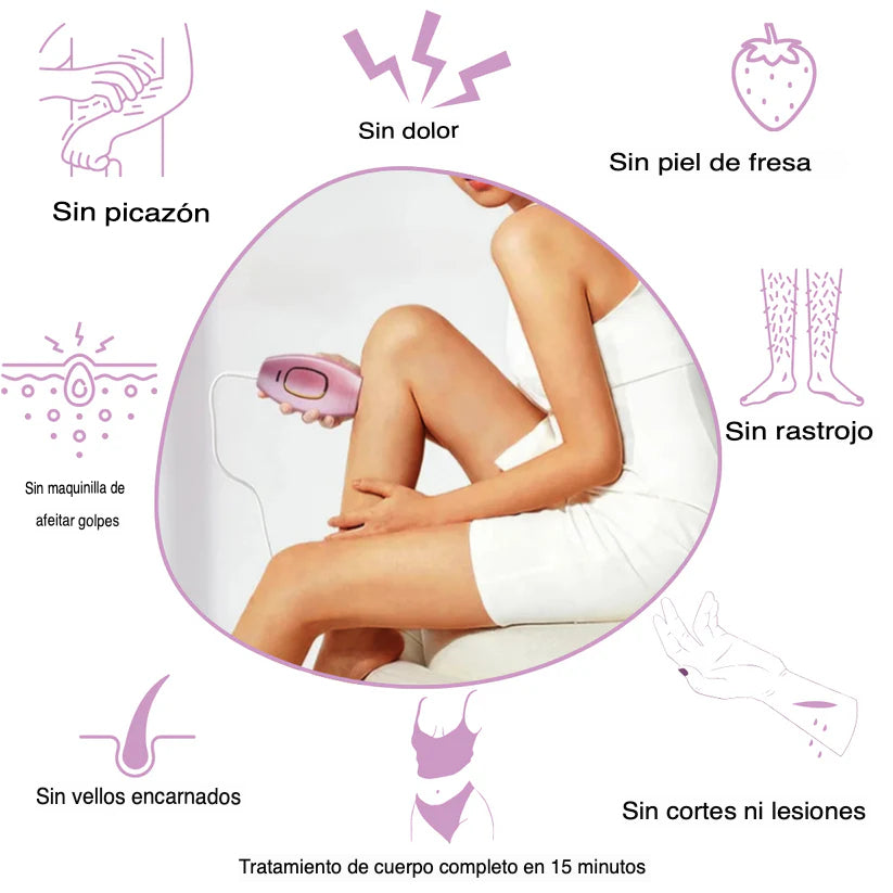 Depiladora IPL Inteligente